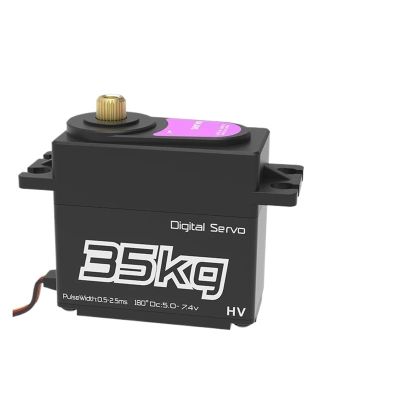 35kg Pwm Digital Servo High Torque Metal Gear Servo Suitable for Accessories 1/8 1/10 1/12(35kgMG 360 Degree)
