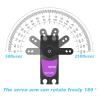 35kg Pwm Digital Servo High Torque Metal Gear Servo Suitable for Accessories 1/8 1/10 1/12(35kgMG 360 Degree) view 3