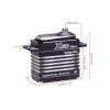 Brushless X50 50KG High Torque High Pressure Waterproof Servo Full Metal Gear Suitable for 1/8 1/10 view 3
