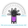 30kg Pwm Digital Servo High Torque Metal Gear Servo Suitable for Remote Control Accessories 1/8 1/10 1/12(30kgMG 180 Degree) view 3