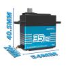 35KG PWM Servo High Voltage Metal Gear Digital Servo Suitable for 1/8 1/10 Scale(35kgMG 357 Degree) view 3