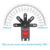 35KG PWM Servo High Voltage Metal Gear Digital Servo Suitable for 1/8 1/10 Scale(35kgMG 357 Degree) view 4