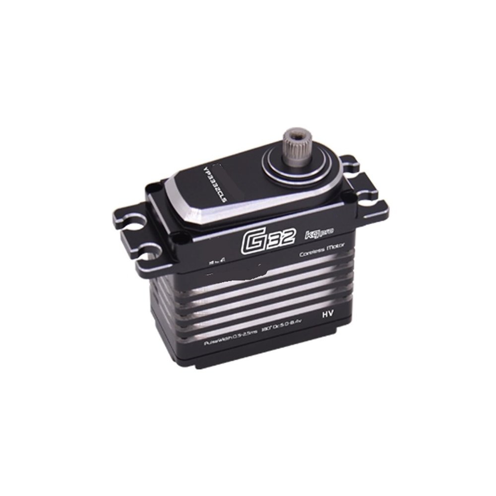 32KG Coreless Servo High Torque High Pressure CNC Aluminum Shell Metal Gear Waterproof(180 Degree)