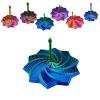 3D Printed Fidget Star Toy, Transformable Stress Relief Finger Toy with Knob Handle for Adults & Kids, 10.6cm Anti-Anxiety Sensory Play Middle Finger Handle (Blue-Green, 6.9in) view 1