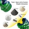 2 Pack Little Ouchies Pain Fidget Toy with Adjustable Weight & Carabiner, 3D Printed Spiky Sensory Keychain for Anxiety Relief and Focus - Portable Stress Relief Tool for Adults, Teens, Skin Picking view 2