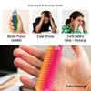 2 Pack Little Ouchies Pain Fidget Toy with Adjustable Weight & Carabiner, 3D Printed Spiky Sensory Keychain for Anxiety Relief and Focus - Portable Stress Relief Tool for Adults, Teens, Skin Picking view 4