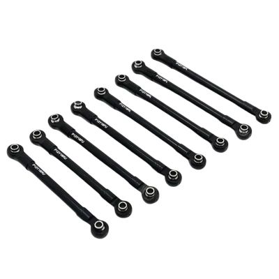Rc Parts For Hyper GO For MJX 1/12 H12Y OP Accessories Metal Upgrade Parts Chassis Fixing Rod Rc Model Crawler Car Truck For Buggy(Black)