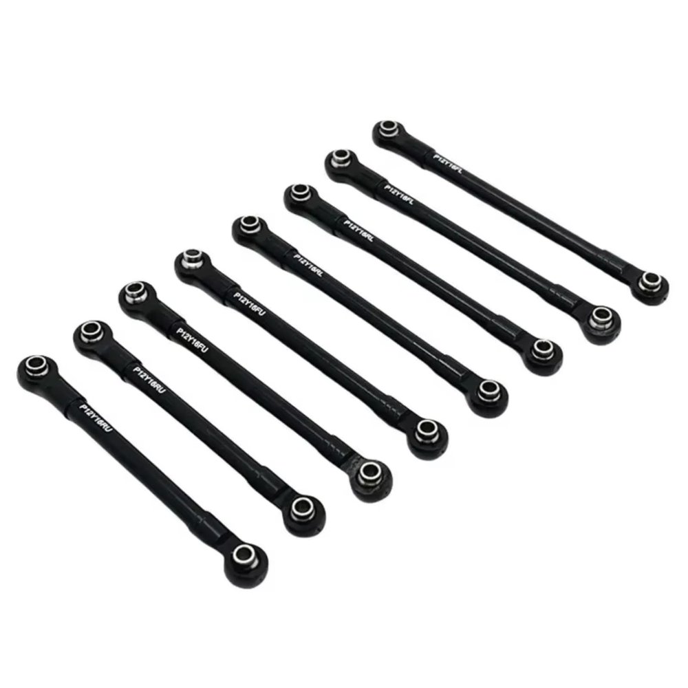 Rc Parts For Hyper GO For MJX 1/12 H12Y OP Accessories Metal Upgrade Parts Chassis Fixing Rod Rc Model Crawler Car Truck For Buggy(Black)