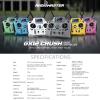 HTLNUZD Radiomaster GX12 Crush ELRS Radio Transmitter 2.4G Dual 1W, Gemini Xrossband Mode2 (White GX12) view 3