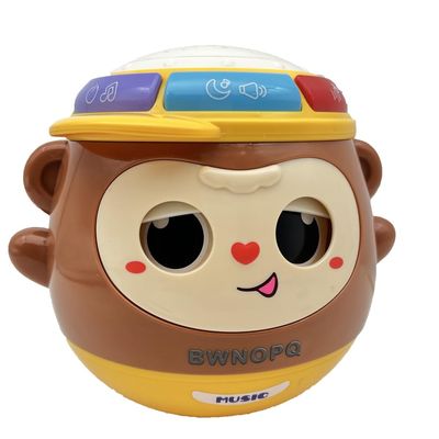 Baby Toys 6-12 Months, Musical Tumbler Monkey Baby Crawling Toys 7 8 9 10 Months, Infants Tummy Toy Gifts Present for Christmas Baby Boys & Girls