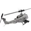 C032 UH-1 Huey RC Helicopter for Adults, 1/48 Scale 2.4G 6CH Flybarless Brushless Motor Remote Control Helicopter Model with Altitude Hold, Optical Flow & TOF Positioning(Distressed Navy Gray/1Battry) view 4