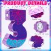 Simgoing 13.7 Inch Number 3 Spider Web Piata 3rd Birthday Party Decoration Hero Themed Piata with 15.4 Inch Stick Blindfold Confetti Number 3 4 5 Spider Party Favors Game Gifts for Kid Boy Girl Fun view 4