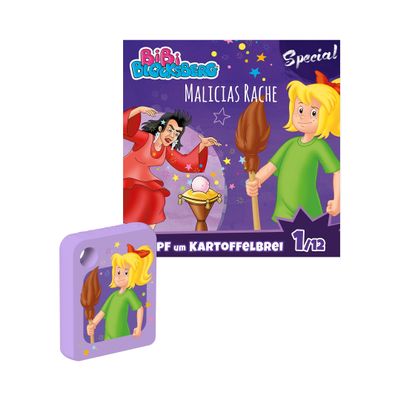 Galakto Audio Token: Bibi Blocksberg - Mashed Potato Fight (Special) - Parts 1 to 4, Listening Game for Children 4 Years and Older, Playing Time Approximately 54 Minutes