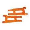 Aluminum 7075-T6 Alloy Front Or Rear Suspension Arms For Traxxas 1/10 Ford Fiesta ST Rally VXL Upgrades - Orange view 1