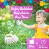 Bubble Baby Electric Bubble Machine for Kids | Dual Layer Wands & LED Lights | Portable Automatic Bubble Maker with 45min Playtime, No-Leak 500ml Tank | Outdoor Party Toy for Children view 2