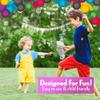 Bubble Baby Electric Bubble Machine for Kids | Dual Layer Wands & LED Lights | Portable Automatic Bubble Maker with 45min Playtime, No-Leak 500ml Tank | Outdoor Party Toy for Children view 3