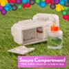 Bubble Baby Electric Bubble Machine for Kids | Dual Layer Wands & LED Lights | Portable Automatic Bubble Maker with 45min Playtime, No-Leak 500ml Tank | Outdoor Party Toy for Children view 4