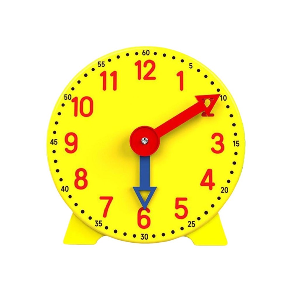 blloocod Teaching Clock for Kids Learning Time, Life Skills Training Games, Early Education Telling Time Clock for Preschool Homeschool Children- 12Hrs