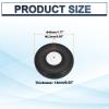 MECCANIXITY RC Airplane Wheels 1.8" OD RC Aircraft PU Rubber Wheels Tire Tail Wheel Replacement for DIY RC Model Plane Aircrafts Helicopter, Pack of 1 view 2