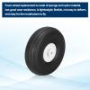 MECCANIXITY RC Airplane Wheels 1.8" OD RC Aircraft PU Rubber Wheels Tire Tail Wheel Replacement for DIY RC Model Plane Aircrafts Helicopter, Pack of 1 view 4