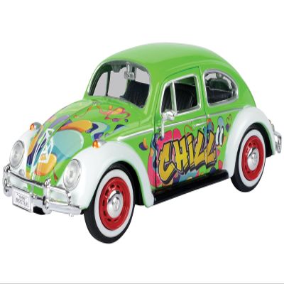1966 Green with Graffiti Graphics 1/24 Diecast Model Car by Motormax 79598