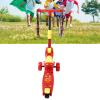 Scooter 3 in 1 Height Handlebar, Toddler Scooter with Folding, Wider Tires and Saddle Seating, Steering System for 2 12 Years Old Boys and Girls view 3