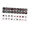 Baby Cards Early Education Visual Stimulated High Contrast Learning Activity Cards Soft Toys for Kids Boys Girls 6-12 Months- Black Red view 3