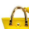 1/6 Scale Doll Handbag Miniature Tote Bag with Bow Tie for 12 inch Dolls BJD Clothing Accessories- Yellow view 2