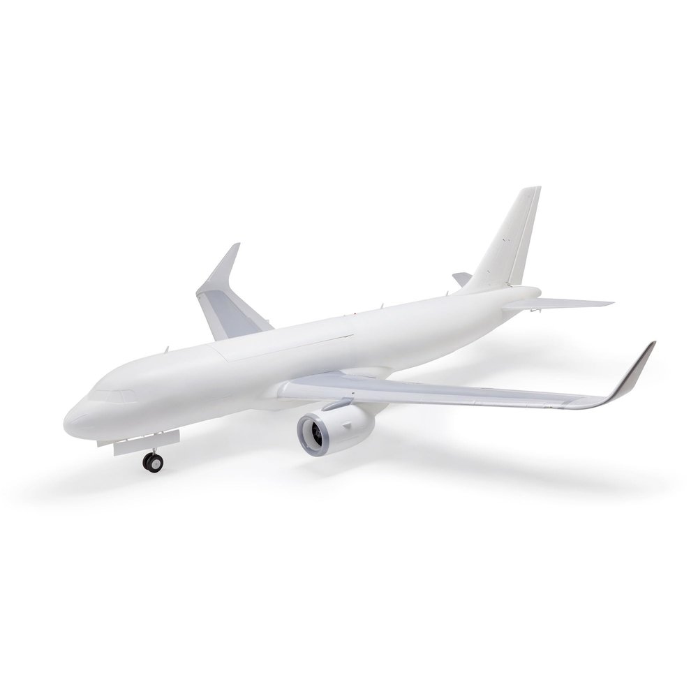 E-flite Airbus A320neo 1.5m Airliner Twin 64mm EDF BNF Basic with AS3X+ and Safe Select White EFL-1495