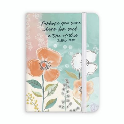 P. Graham Dunn Small Notebook with 96 Lined Pages, 5.75" x 4.25", Perhaps You Were Born For Such A Time As This