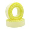 2Pcs Tire Inserts for 1/10 RC Crawler Trucks, Silicone Rubber Wheel Inserts for 146-149mm Tires, Outdoor RC Car Accessories- Yellow view 2