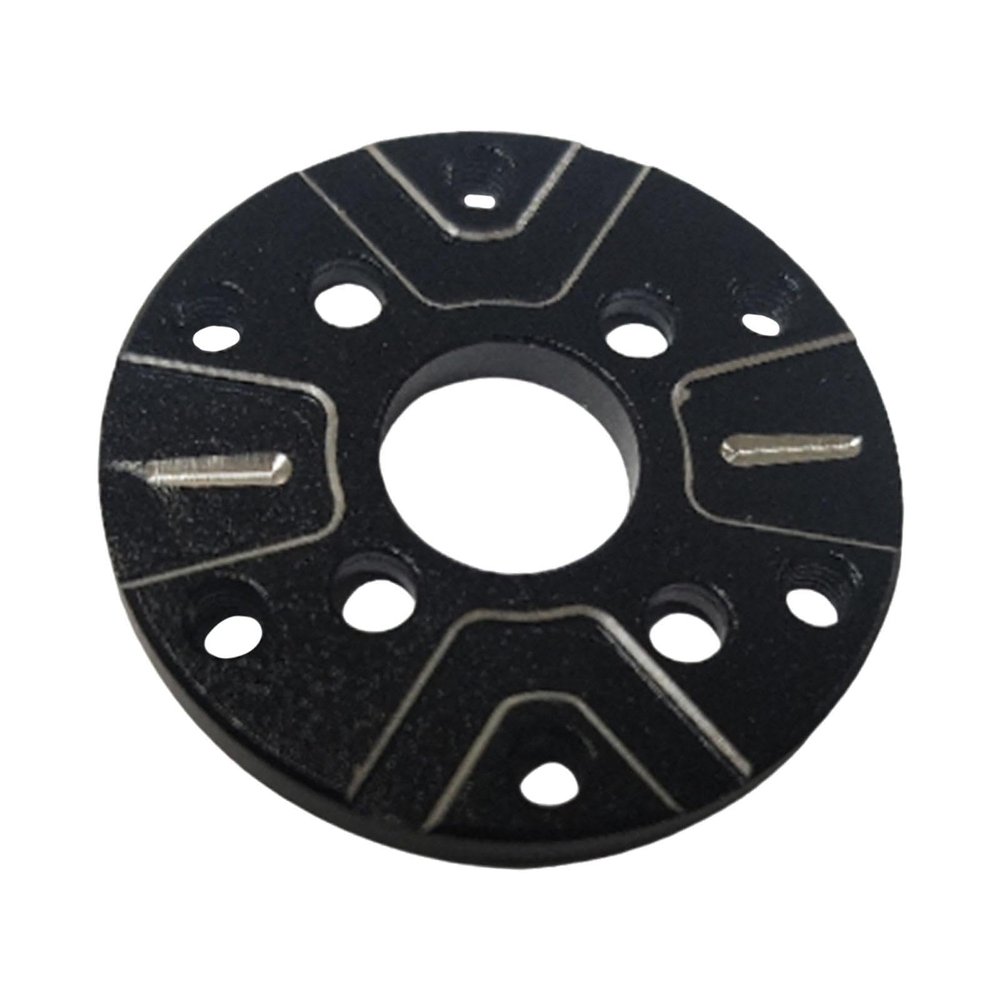 RC Motor Holder Spare Parts, CNC Machined Aluminum Bracket for 380/28 to 540/3650 Motor Conversion, Easy Install Replacement Mount- Black
