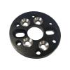 RC Motor Holder Spare Parts, CNC Machined Aluminum Bracket for 380/28 to 540/3650 Motor Conversion, Easy Install Replacement Mount- Black Silver view 1