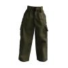 1/12 Scale Action Figure Clothes Dress up Pants, Trendy Casual Doll Clothes Miniature Clothing for 6 inch Male Body- Green view 1