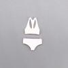 1/12 Scale Female Figure Underwear Set, Doll Clothes for 6 inch Action Figures, Miniature Dress Up Outfit- White view 2
