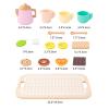 DuskHaven Children's Tea Party Play Set for Ages 3 to 5 with Wooden Teacups, Style A view 3