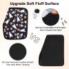 3 Pieces Car Seat Straps Pads for Kids, Ultra Soft Plush Car Seat Strap Covers for Kids, Infant Carseat Shoulder Pad, Hip Support for Car Seats, Pushchair, Baby Stroller. (Astronaut) view 3
