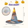 LOKLNEYK Beach With Sunset Print Halloween Hat For Kids Classic Witch Hat Halloween Party view 3