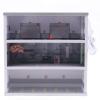 1/64 Scale Parking Model 3 Tiers Car Scenarios Display Case with Led Light & Clear Acrylic Door Toy Car Garage Diorama Parking view 1