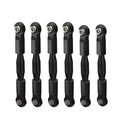 NMNRC Alloy Turnbuckles Camber Links Kit Compatible with Arrma 1/8 Typhon 3S BLX & 550 Mega 1/10 Big Rock V3 Series Upgrades Part Black
