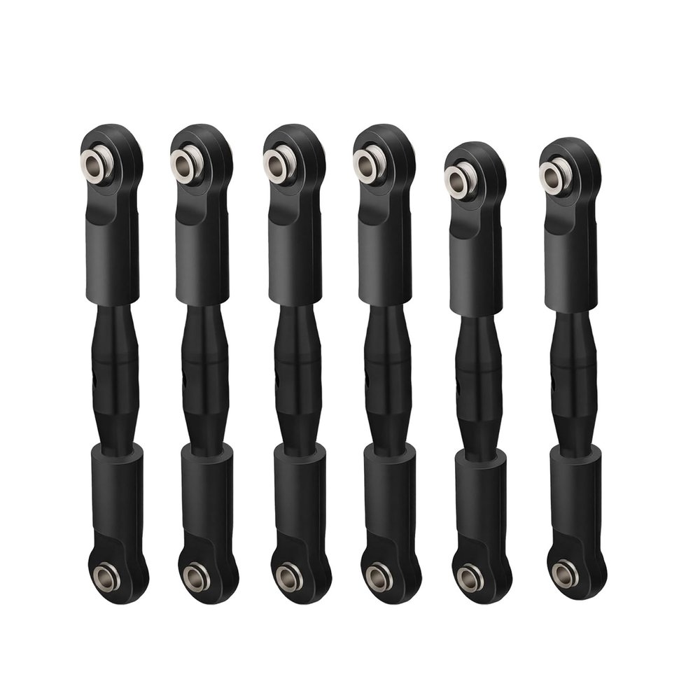NMNRC Alloy Turnbuckles Camber Links Kit Compatible with Arrma 1/8 Typhon 3S BLX & 550 Mega 1/10 Big Rock V3 Series Upgrades Part Black