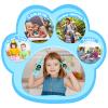 Walkie Talkies for Kids, 2 Pack Rechargeable Kids Walkies Talkies, 3km Long Range, Indoor Outdoor Toys for Outside, Camping, Hiking Family Games, Toys for Boys Girls Ages 3-12 (Blue + Pink) view 3