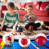 Sotiff 24 Pcs Spider Web Bouncy Balls Bulk 1.26 Inch 32mm Red Black Spider Web Rubber Bounce Balls Bulk for Kids Boys Girls School Party Favors, Goodie Bag Fillers, Easter Gift Bag Stuffers view 3