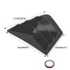 Air Vent Scoop Shades Cover Trim Blinds Carbon Spoiler Panel Compatible with Honda Civic 9th Gen 2011-2015 Sedan view 2