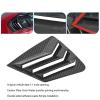 Air Vent Scoop Shades Cover Trim Blinds Carbon Spoiler Panel Compatible with Honda Civic 9th Gen 2011-2015 Sedan view 3