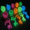 10 Pack Glow in The Dark Dragon Eggs with Tray  3D Printed Articulated Dragons, Flexible Fidget Toy Set with Textured Skin and Marble Eyes  Surprise Party Favor Gift for Kids and Collectors view 1