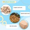 20 Pcs Irregular Wooden Stacking Rocks, Wooden Balancing Stones, Novel Building Blocks, Paint-Free Preschool Educational Toys, Fun Painting for Toddles view 4