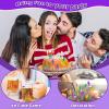 120 Pcs King Cake Babies, 1 Inch Mardi Gras Baby for Cake, Metallic Purple Green Gold Mini Plastic Babies for Ice Cube My Water Broke Baby Shower Game, Mardi Gras Party Favors Decorations view 4