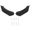 2Pcs Front Bumper Lip Angle, Car Front Lip Splitter Protector, Glossy Black ABS Bumper Lip Spoiler with Aerodynamic, Fit for and Other Vehicles view 1