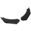 2Pcs Front Bumper Lip Angle, Car Front Lip Splitter Protector, Glossy Black ABS Bumper Lip Spoiler with Aerodynamic, Fit for and Other Vehicles view 2